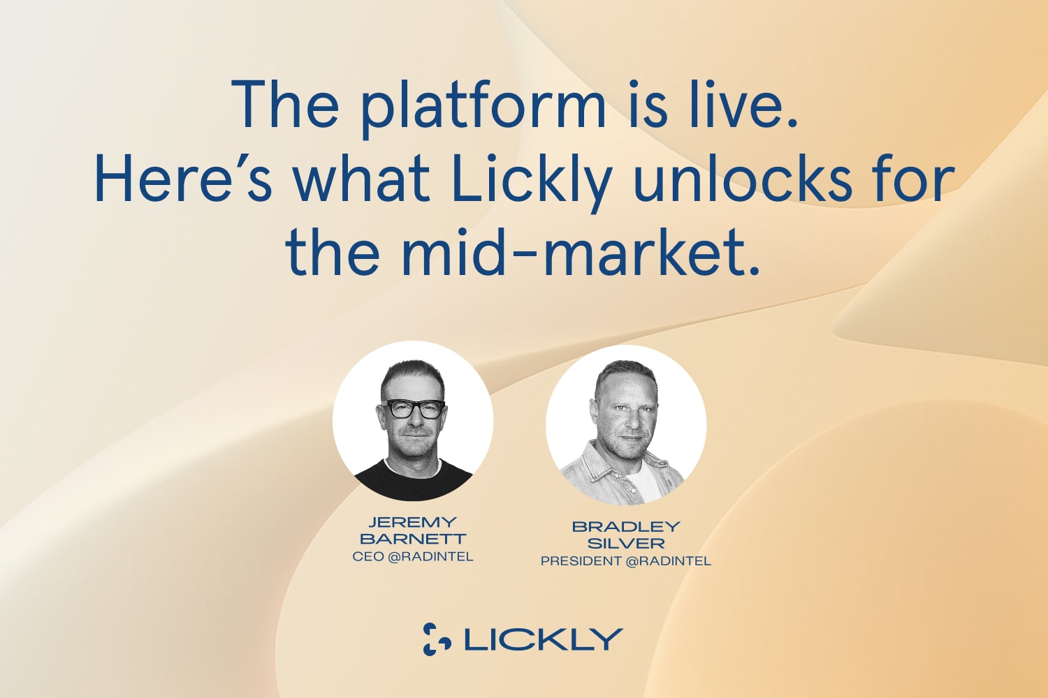 Lickly logo with Presidents of company and titles.