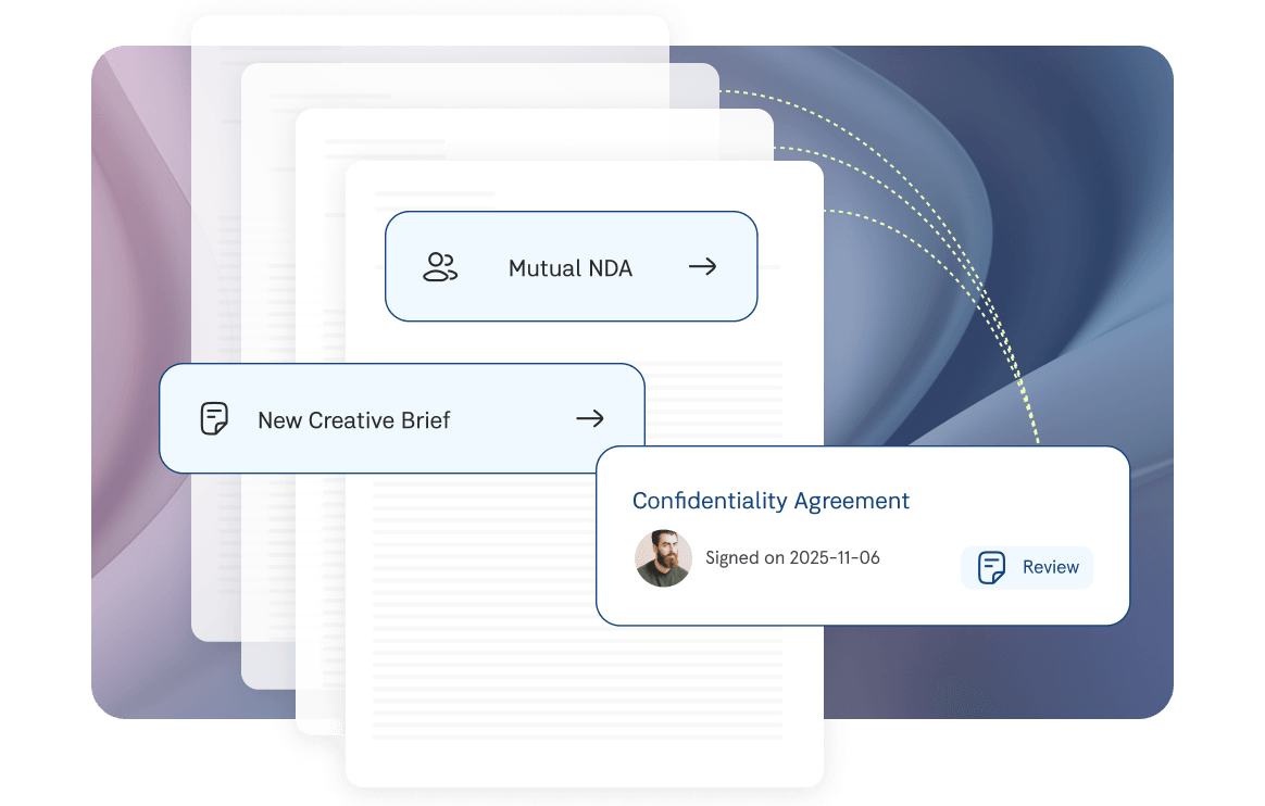 Negotiation & contracting dashboards